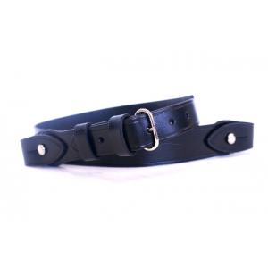 Shoulder Strap: Black with Chrome Fittings